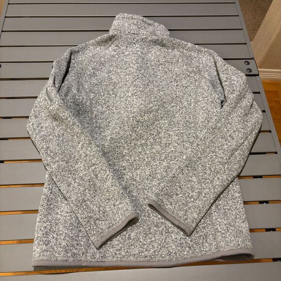 Patagonia Better Sweater Womens Size Medium Gray 1/4 Zip Fleece Jacket - Picture 9 of 9